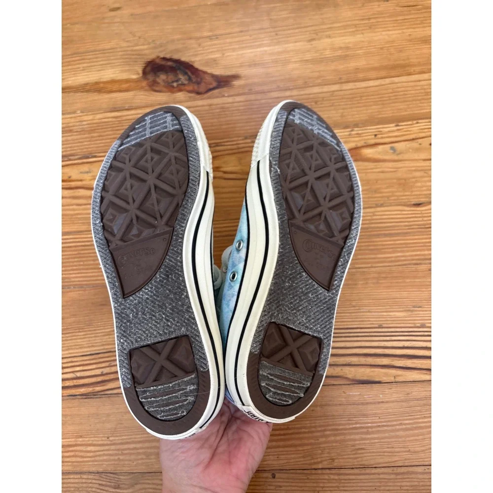 Converse Chuck Taylor All Star Women Blue Geometric Tie Dye High Top SIZE 8 - Picture 6 of 8